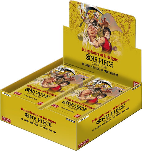 ONE PIECE Card Game – Kingdoms of Intrigue OP-04 Booster Box